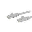 StarTech CB N6PATCH4WH 4ft Cat6 Ethernet Patch Cable w Snagless RJ45 White RTL