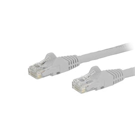 StarTech CB N6PATCH30WH 30ft Cat6 Ethernet Patch Cable w Snagless RJ45 White