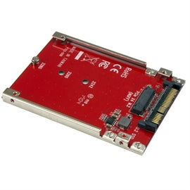 StarTech AC U2M2E125 Host Adapter M.2 Drive to U.2 f M.2 PCIe NVMe SSDs Retail