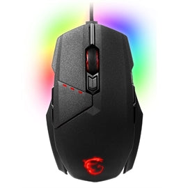 MSI MC Clutch GM60 Gaming Mouse PMW 3330 Wired mode w USB RGB Black Retail