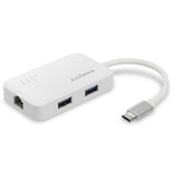 Edimax AC EU-4308 USB Type C to 3xUSB3.0 10 100 1000Mbps Gigabit Eithernet Hub