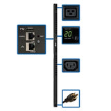 Tripp-lite PDU PDUMV20HVNETLX 3.2-3.8kW Single-Phase Switched PDU C20 TAA RTL