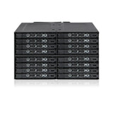 ICY RD MB516SP-B 16Bay 2.5 SAS SATA SSD HDD Backplane Cage Retail