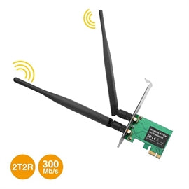 SIIG AC CN-WR0811-S2 DP Wireless-N PCIE Dual Antenna 2.4GHz Wi-Fi Adapter