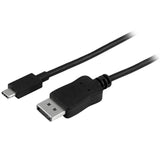 StarTech CB CDP2DPMM3MB 10ft USB-C to DisplayPort Cable 4K 60Hz Black Retail