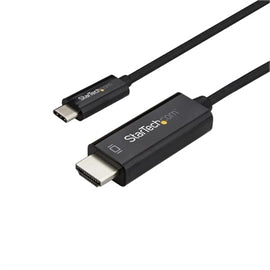 StarTech CB CDP2HD1MBNL 3ft USB-C to HDMI Cable 4K at 60Hz Black Retail