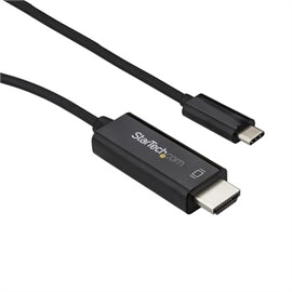 StarTech CB CDP2HD3MBNL 10ft USB-C to HDMI Cable 4K at 60Hz Black Retail