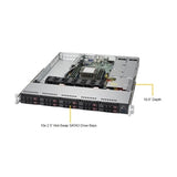 Supermicro SY SYS-1019P-WTR 1U Xeon LGA3647 768G PCIE 10x2.5HS SATA Brown Box