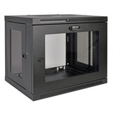 Tripp-Lite CS SRW9UG 9U LP SWT-Depth Wall-Mount Rack Enclosure Cabinet Retail