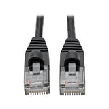 Tripp-Lite CB N261-S04-BK 4ft Cat6a Gigabit Snagless Molded Slim UTP Patch Blk