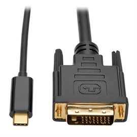 Tripp-Lite CB U444-003-D 3ft USB 3.1 Gen 1 USB-C to DVI Adapter Cable (M M)