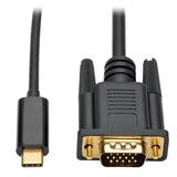 Tripp-Lite CB U444-003-V 3ft USB 3.1 Gen 1 USB-C to VGA Adapter Cable (M M)