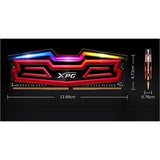 A-DATA ME AX4U240038G16-DRS 2x8GB 2400MHz SPECTRIX D40 DDR4 RGB Retail