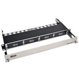 Tripp-Lite AC N484-01U 1U 4-Cassette High Density Copper Fiber Enclosure Panel