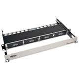 Tripp-Lite AC N484-01U 1U 4-Cassette High Density Copper Fiber Enclosure Panel