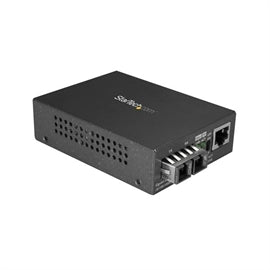 StarTech AC MCMGBSCMM055 Gigabit Ethernet to SC Fiber Media Converter Retail