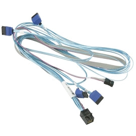 Supermicro CB CBL-SAST-0810 Internal MiniSAS HD SFF-8643 to 4 Right Angle SATA