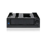 ICY DOCK MB971SPO-B 1Bay DuoSwap EXT 5.25 Tray-Less 3.5  SATA HDD Mobile Rack