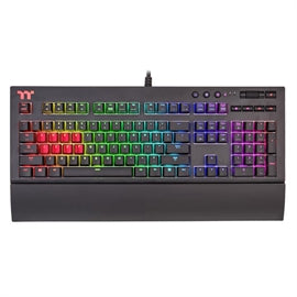 Thermaltake KB KB-TPX-SSBRUS-01 Premium X1 RGB Cherry MX Silver Keyboard