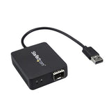 StarTech AC US100A20SFP USB 2.0 to Fiber Optic Converter Open SFP Retail