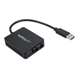 StarTech AC US1GA30SXSC USB 3.0 to Fiber Optic Converter 1000Base-SX SC