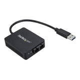 StarTech AC US1GA30SXSC USB 3.0 to Fiber Optic Converter 1000Base-SX SC