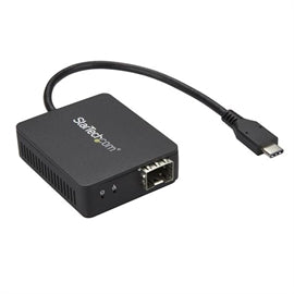StarTech AC US1GC30SFP USB-C to Fiber Optic Converter Open SFP Retail