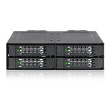 ICY RD MB699VP-B Full Metal 4 Bay 2.5 NVMe U.2 SSD Mobile Rack F Ext 5.25