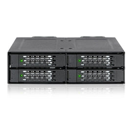 ICY RD MB699VP-B Full Metal 4 Bay 2.5 NVMe U.2 SSD Mobile Rack F Ext 5.25