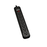 Tripp-Lite AC PS712B 7-Outlet Power Strip 12ft Diagnostic LED Black Housing