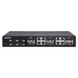 QNAP NAS QSW-1208-8C-US 12PT Twelve 10GbE SFP+ Ports Unmanaged 10GbE Switch