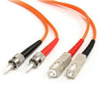 StarTech CB FIBSTSC3 3m Fiber Optic Cable Multimode Duplex 62.5 125 LSZH ST SC