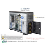 Supermicro SY AS-4023S-TRT(3YR) 4U AMD EPYC 7000 DDR4 2T PCIE 8x3.5SAS SATA