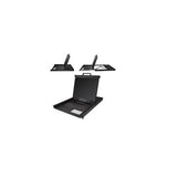 StarTech AC RKCONS1916K 1U 19 16-Port KVM Console for Server Rack Retail