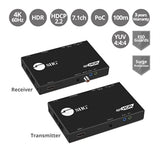 SIIG AC CE-H23411-S1 4K HDR HDMI2.0 USB HDBaseT Ext Cat5e 6 w RS-232&IR 100m