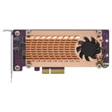 QNAP AC QM2-2P-244A Dual M.2 22110 2280 PCIe SSD expansion card PCIe Gen2x4