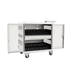 Tripp-Lite AC CSC32USBW 32PT USB Charging Station Cart for Tablets White