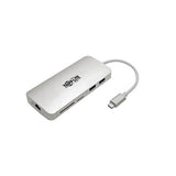 Tripp-Lite AC U442-DOCK11-S USB-C Docking Station 4k w USB Hub HDMI SD MicroSD