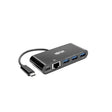 Tripp-Lite AC U460-003-3AGB-C USB-C to Ethernet Adapter with 3x USB-A Gigabit