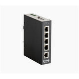 D-Link NT DIS-100G-5W 5-Port UNMNGD Industrial Switch -40C to +75C Brown box