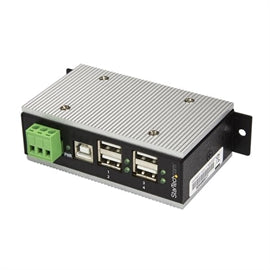 StarTech AC HB20A4AME 4PT Industrial USB Hub USB2.0 15kV ESD Protection Retail