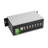 StarTech AC HB20A7AME 7Port Industrial USB Hub USB2.0 15kV ESD Protection RTL