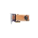 QNAP AC QM2-4P-384 Quad M.2 PCIe SSD expansion card supports up to 4 M.2 2280
