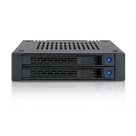 ICY DOCK CS MB742SP-B ExpressCage 2x2.5SAS SATA HDD SSD f External 3.5Bay