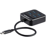 StarTech AC HB31C4AB 4-Port USB-C Hub USB C to USB3.1 Gen2 Hub 10Gbps 4xUSB-A