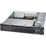 Supermicro CS CSE-825MBTQC-R802LPB 2U 3x3.5HS SAS SATA 800W Black Brown Box