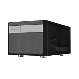Silverstone CS SST-SG11B mATX mDTX mITX 5.25x1 3.5x3 2.5x9 USB Audio MIC ATX