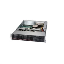 Supermicro CS CSE-213XAC-R1K05LP 16PT 2U 16x2.5HS SAS3 SATA3 1000W Brown Box