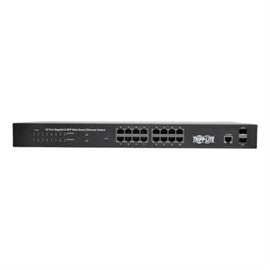 Tripp-Lite SWT NGS16C2 Web-Smart 16PT 10 100 1000Mbps 2PT Dedicated GIB SFP