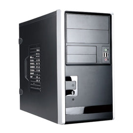 In-Win Case EM013.CH350TS3U2 MiniTower BK SL 350W 2 2 (1) (1)Bays 2xUSB3.0